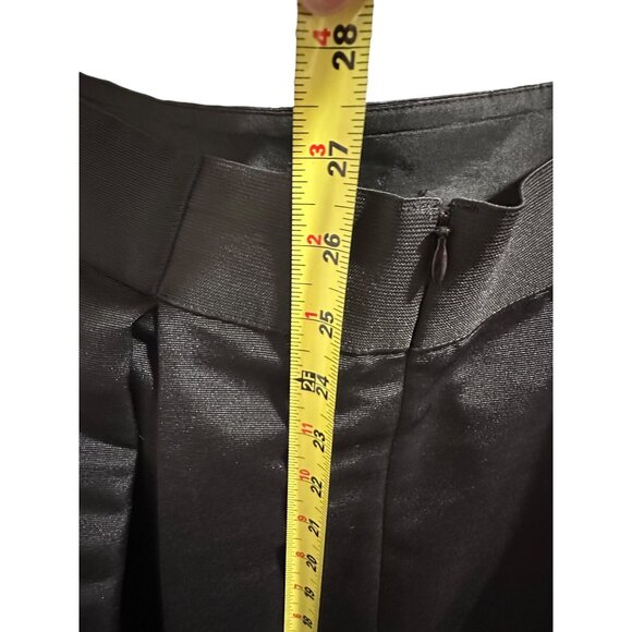 👗 2/$30 👗 Long Black Formal Zip-Up Pleated Skirt with Three Layers Estimate M - Picture 9 of 13